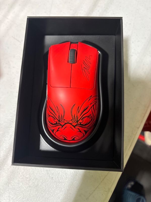 Photo 3 of Razer DeathAdder V3 Pro Wireless Gaming Mouse: 63g Lightweight - Focus Pro 30K Optical Sensor - Optical Switches Gen-3 - HyperSpeed Wireless - 5 Programmable Buttons - 90 Hr Battery - Faker Edition Wireless Faker Edition