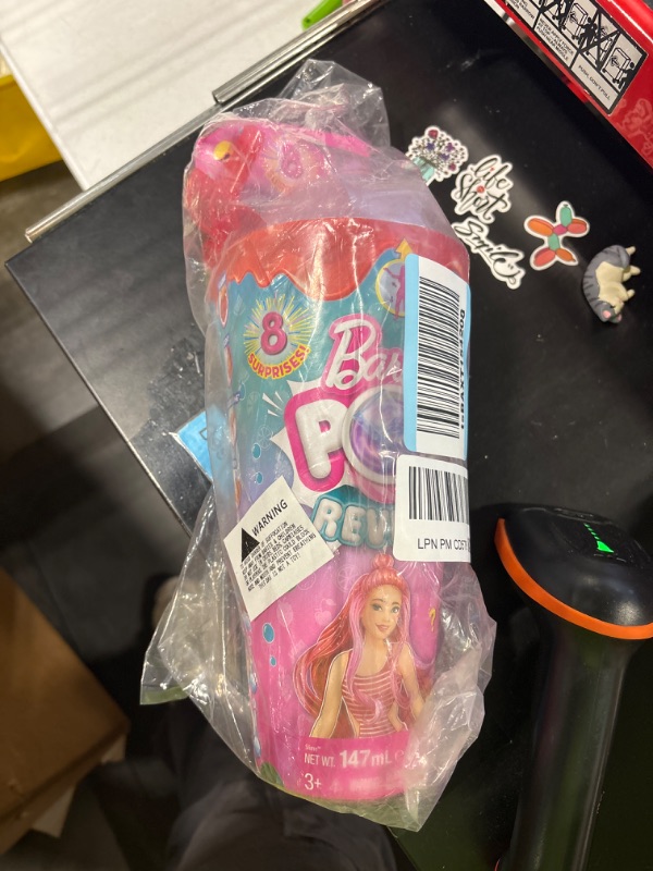 Photo 2 of Barbie Pop Reveal Doll & Accessories, Watermelon Crush Scent with Red Hair, 8 Surprises Include Slime & Squishy Puppy