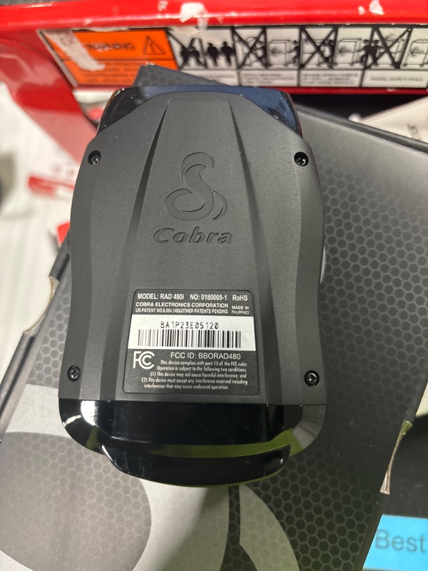 Photo 3 of Cobra RAD 480i Laser Radar Detector – Long Range Detection, Bluetooth, iRadar App, LaserEye Front and Rear Detection, Next Gen IVT Filtering, Black RAD480i Radar Detector