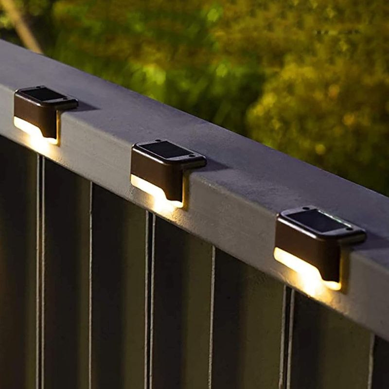 Photo 1 of SOLPEX Solar Deck Lights Outdoor 16 Pack, Solar Step Lights Waterproof Led Solar lights for Outdoor Stairs, Step , Fence, Yard, Patio, and Pathway(Warm White)
