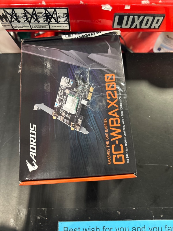 Photo 1 of GIGABYTE WIFI 6 GC-WBAX200 (2x2 802.11Ax/ Dual Band WiFi/ Bluetooth 5/ PCIe Expansion Card)