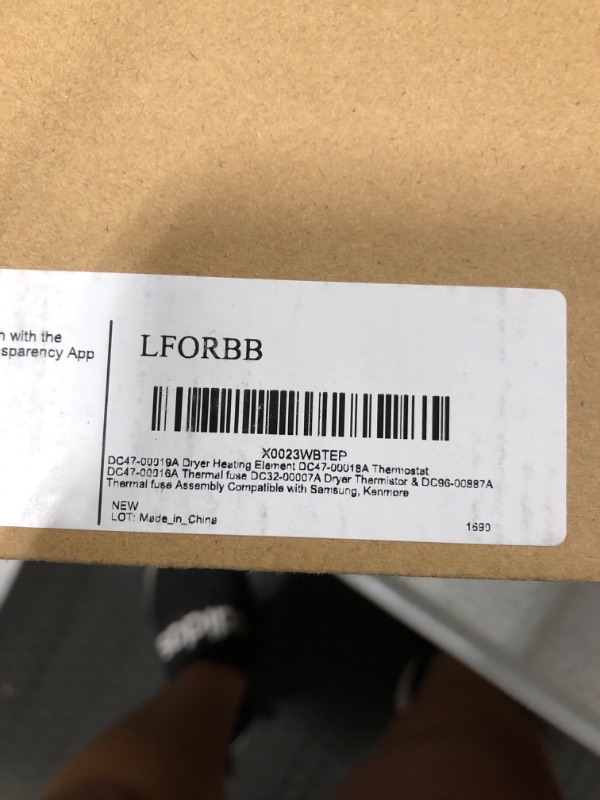 Photo 3 of DC47-00019A Dryer Heating Element Kit by LFORBB-  dryer parts DC96-00887A&DC47-00016A&DC47-00018A Thermostat Replacement for SAMSUNG DVE50M7450W/A3,DV40J3000EW/A2,DV42H5200EP/A3
