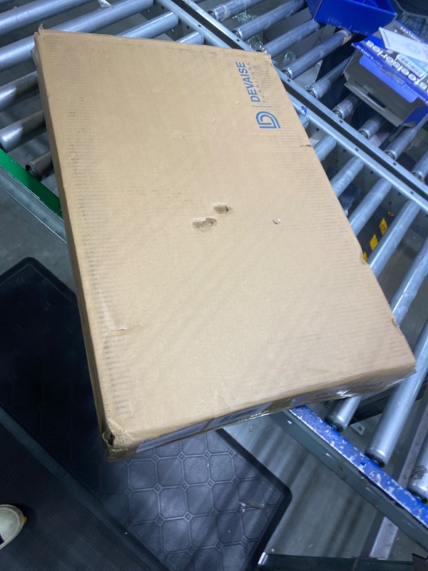 Photo 1 of DEVAISE Mobile File Cabinet, Rolling Printer Stand with 3 Drawers, Fabric Vertical Filing Cabinet fits A4 or Letter Size for Home Office, Black