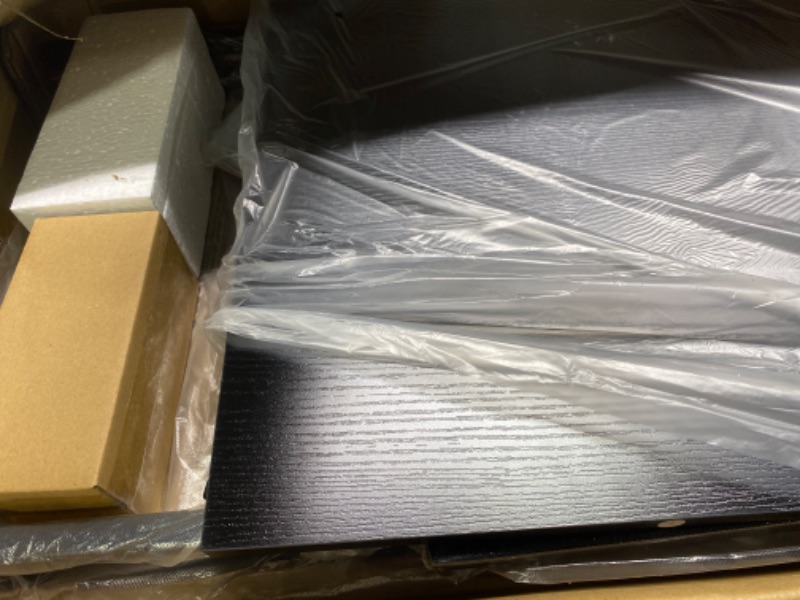 Photo 1 of DEVAISE Mobile File Cabinet, Rolling Printer Stand with 3 Drawers, Fabric Vertical Filing Cabinet fits A4 or Letter Size for Home Office, Black