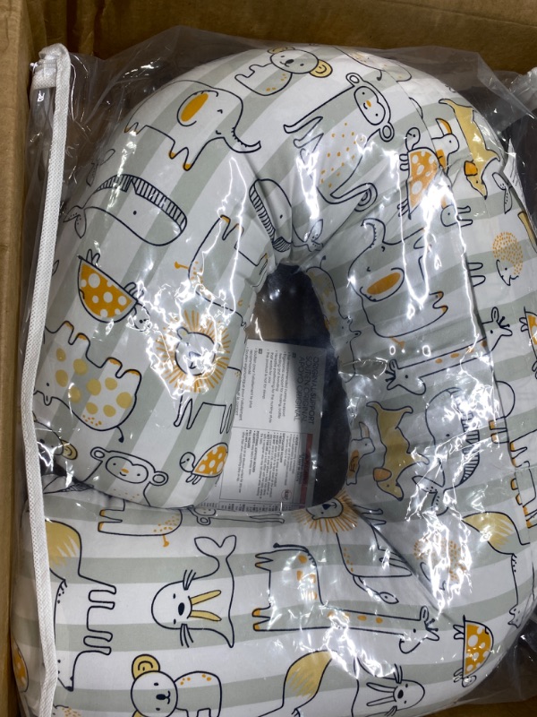 Photo 1 of Boppy Original Support Nursing Pillow, Gray Taupe Leaves, Ergonomic Breastfeeding, Bottle Feeding, and Bonding, Firm Hypoallergenic Fiber Fill, Removable Cover, Machine Washable
***Different Pattern***
