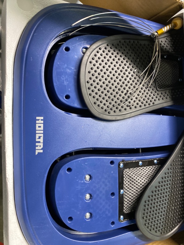 Photo 3 of Hoiltal Foot Massager Machine with Remote Control, Electric Foot Massager, Shiatsu Deep Kneading Foot and Leg Massager Increased Blood Circulation and Perfect Gifts Blue