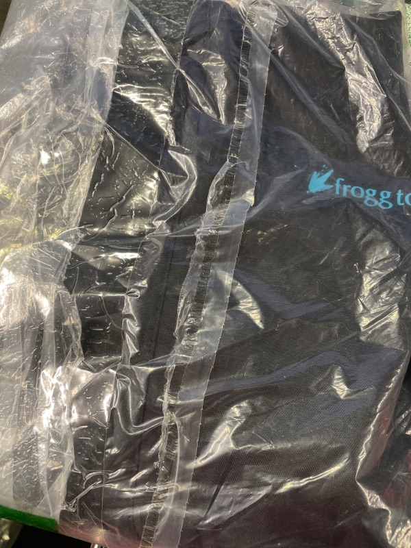 Photo 2 of FROGG TOGGS Women's Stormwatch Waterproof Rain Jacket Black/Turquoise Medium ***USED***ZIPPER IS DAMAGED*** 