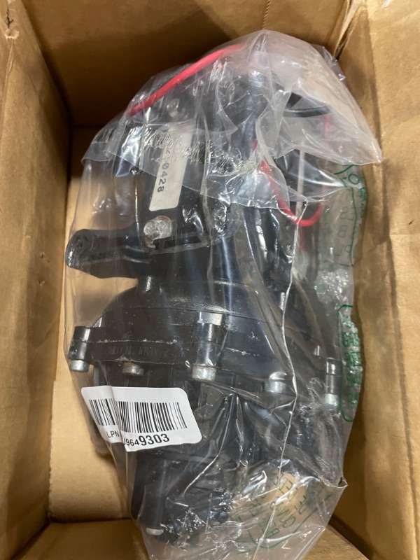 Photo 1 of Everflo EF5500-BOX 5.5GPM 12V Diaphragm Pump-1/2 FNPT Connection, 5.5 GPM, Black