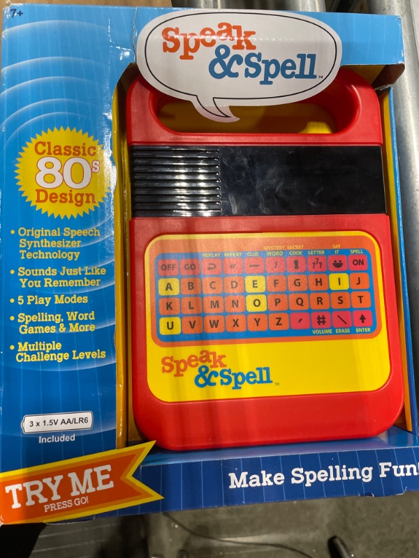 Photo 2 of Basic Fun Speak & Spell Electronic Game