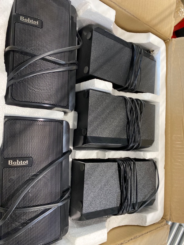 Photo 1 of Bobtot Surround Sound Systems Wireless Rear Satellite Speakers - 800W 6.5inch Subwoofer 5.1/2.1 Channel Home Theater Systems with HDMI ARC Optical Bluetooth Input