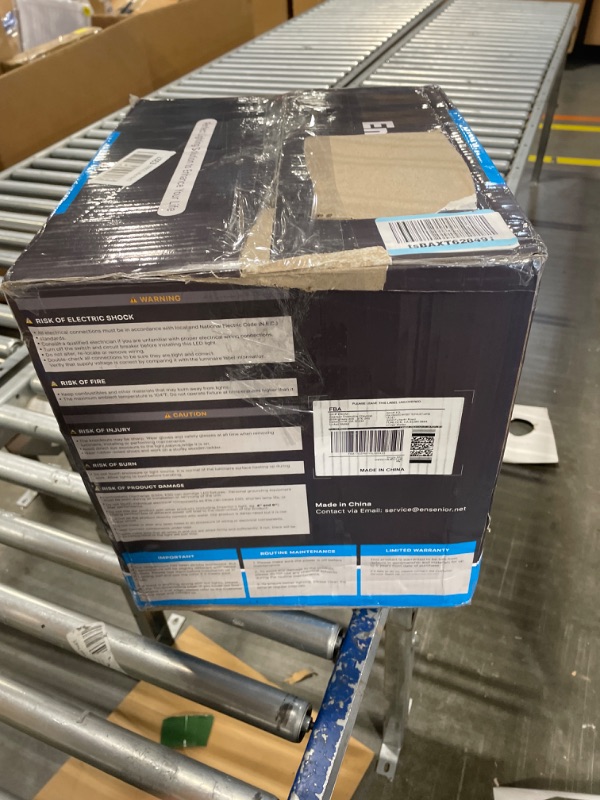 Photo 1 of Ensenior 24 Pack 6 Inch Ultra-Thin LED Recessed Ceiling Light with Junction Box, 3000K Warm White, 12W 110W Eqv, Dimmable Can-Killer Downlight, 1050LM High Brightness - ETL and Energy Star Certified 6 Inch 3000k - Warm White