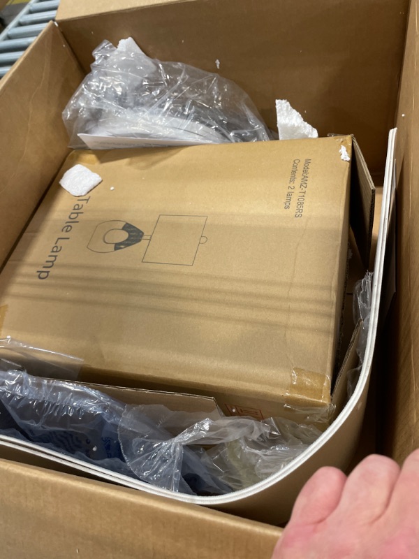 Photo 1 of OYEARS Table Lamps Bedroom Living Room Set 2 Sleeping and Reading,Small Farmhouse Table Lamp 19”Rustic Egg Design Resin Light Decoration,Nightstand Bedside Lamps for Office Study Room Living Room