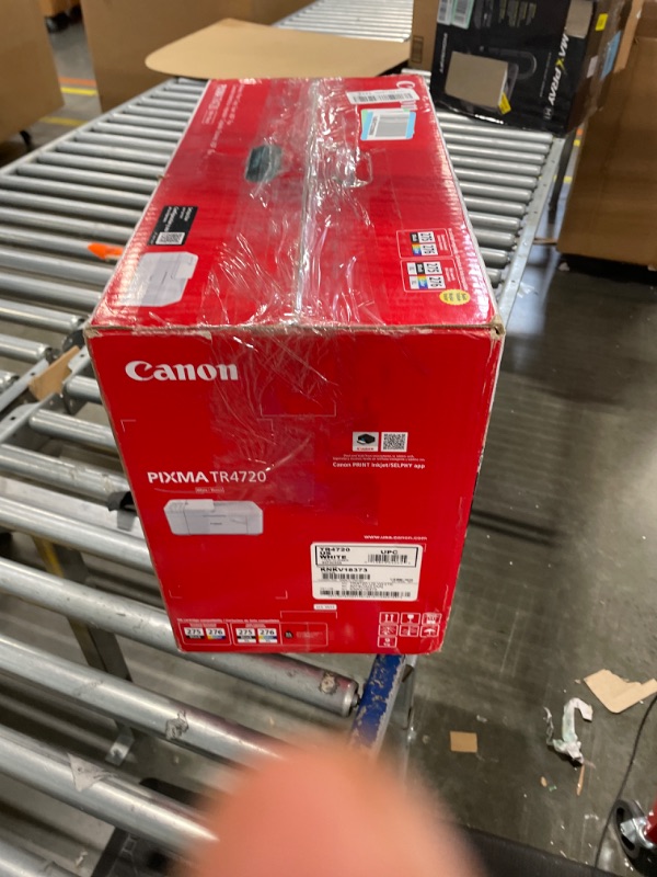 Photo 1 of Canon PIXMA TR4720 Wireless All-in-One Printer (White)