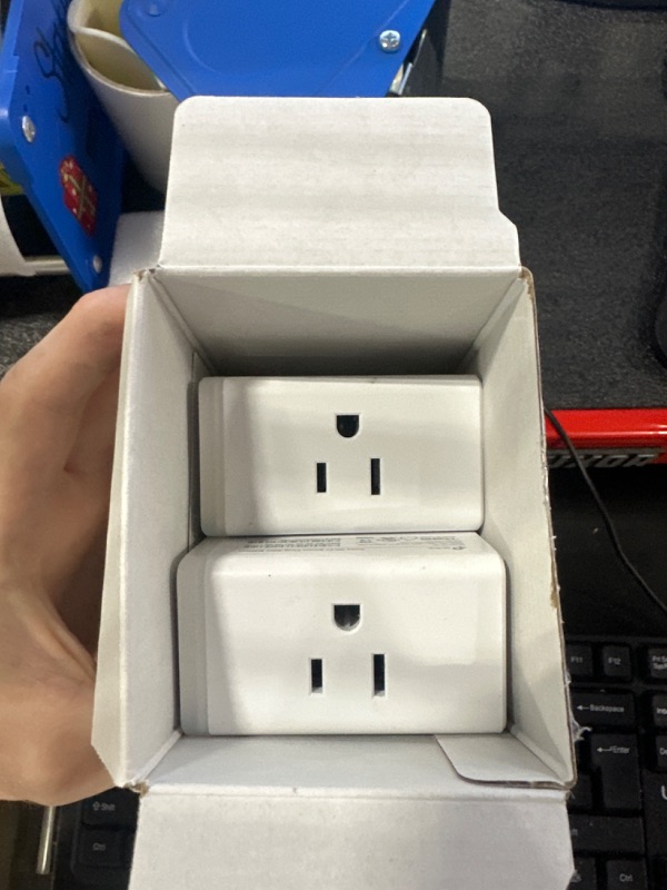Photo 1 of Kasa Matter Smart Plug w/ Energy Monitoring, Compact Design, 15A/1800W Max, Super Easy Setup, Works with Apple Home, Alexa & Google Home, UL Certified, 2.4G Wi-Fi Only, White, KP125M (2-Pack)