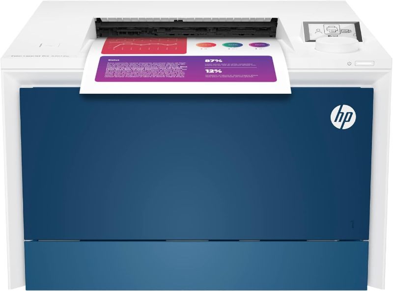 Photo 1 of HP Color LaserJet Pro 4201dw Wireless Printer, Print, Fast speeds, Easy setup, Mobile printing, Advanced security, Best-for-small-teams, Instant Ink eligible
