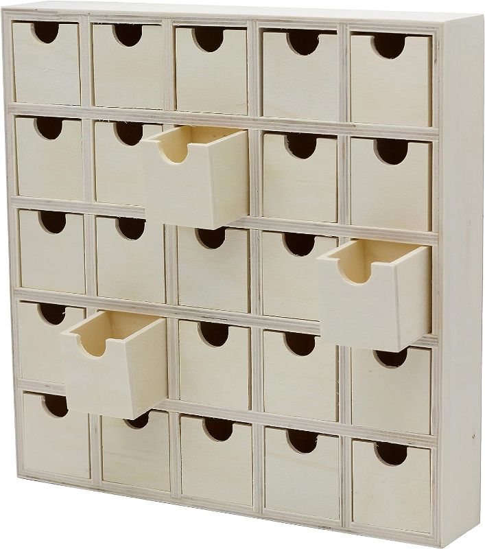 Photo 1 of ***SIMILAR***Creative Hobbies 9 Drawer white Wooden, DIY Unfinished Storage Box, Ready to Decorate, Pre Assembled, Storage Organizer 3x3
