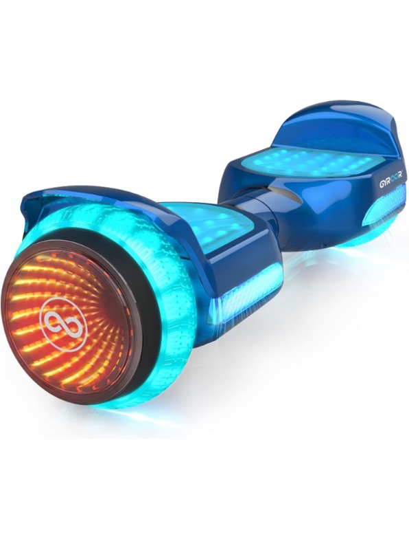 Photo 1 of Gyroor Hoverboard Off Road All Terrian 6.5" Two-Wheel G11 Flash LED Light Self Balancing Hoverboards with Bluetooth Music Speaker and UL 2272 Certified for Kids Adults Gift.