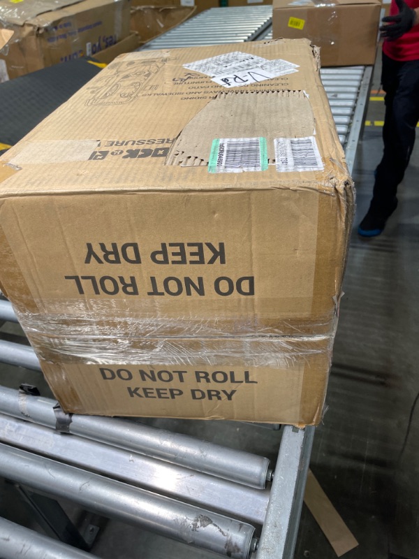 Photo 1 of Rock&Rocker Electric Pressure Washer, 2150 Max PSI 2.6 GPM Washer with 4 Nozzles Foam Cannon for Cars,Powerful Electric Power Car Washer with Hose Reel&Soap Tank,Cleans Cars/Fences/Patios green