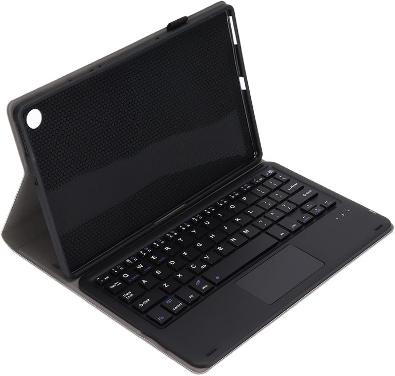 Photo 1 of LMOLING Wireless Keyboard with PU Leather Case, Touchpad and Pen Slot, M10 FHD Plus 10.3in X606F Slim Protective Case with Lightweight Smart Cover(Black)