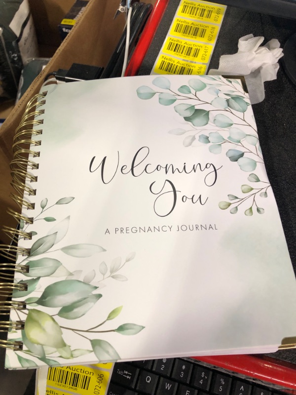 Photo 2 of Beautiful Pregnancy Journal and Memory Book with Stickers and Keepsake Pocket - Lovely Gift for First Time Moms - The Perfect Planner to Track Your Little Ones Life-Changing Journey