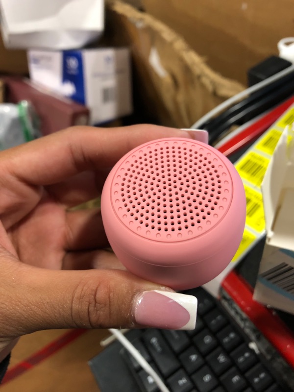 Photo 1 of White Noise Machine Babelio Mini Sound Machine for Adults Kids Baby | 15 Non-looping Sounds | Timer | Easy to Pocket and Travel - Pink Pink Pocket Mini