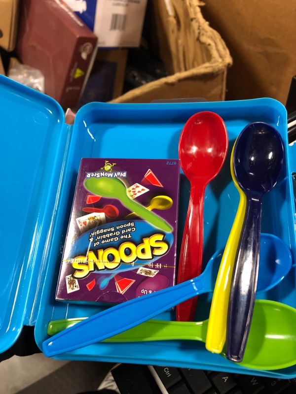 Photo 2 of Spoons — Classic Game Comes with Spoons Included and Case for Easy Carrying! — 3-6 Players — for Ages 7+