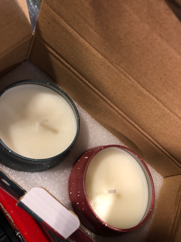 Photo 3 of Christmas Scented Candle Gift Set, Aromatherapy Candles, Christmas Santa Stickers, Christmas Gift Christmas Party Candles (Christmas Candle Gift Set) Merry Christmas Style