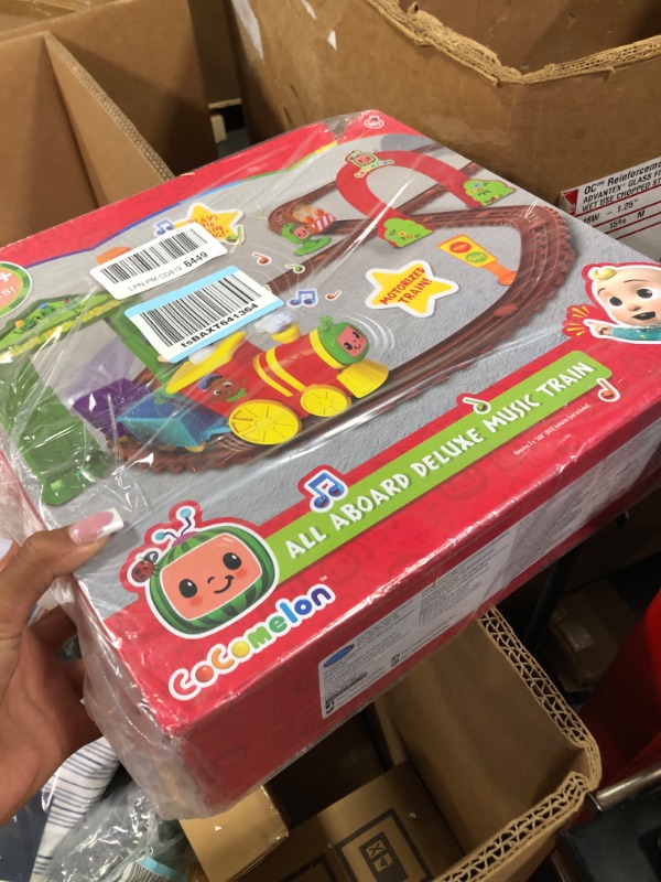 Photo 2 of CoComelon All Aboard Musical Train with Bonus Pieces, Officially Licensed Kids Toys for Ages 18 Month, Gifts and Presents, Amazon Exclusive