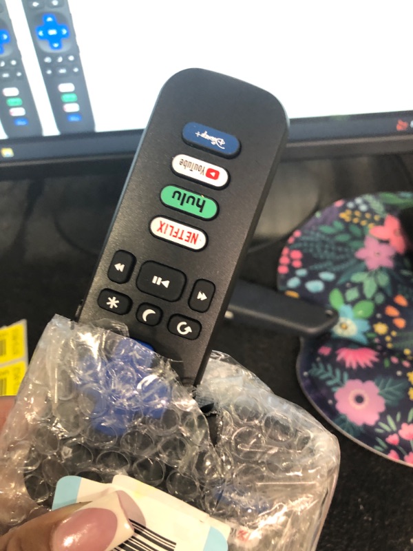 Photo 2 of (Pack of 2) Replaced Remote Control Only for Roku TV, Compatible for TCL Roku/Hisense Roku/Onn Roku/Sharp Roku/Element Roku/Westinghouse Roku/Philips Roku Series Smart TVs (Not for Roku Stick and Box)