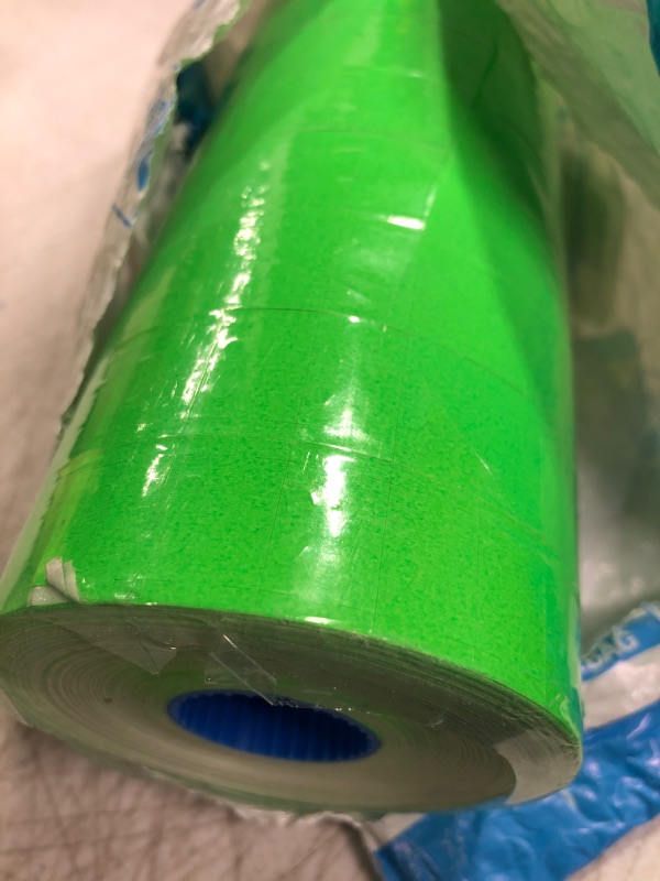 Photo 1 of Veltec Premium Pricing Labels for Monarch 1110 Price Gun, 16 Rolls, 17,000 Labels, Ink Roller Included (Green)