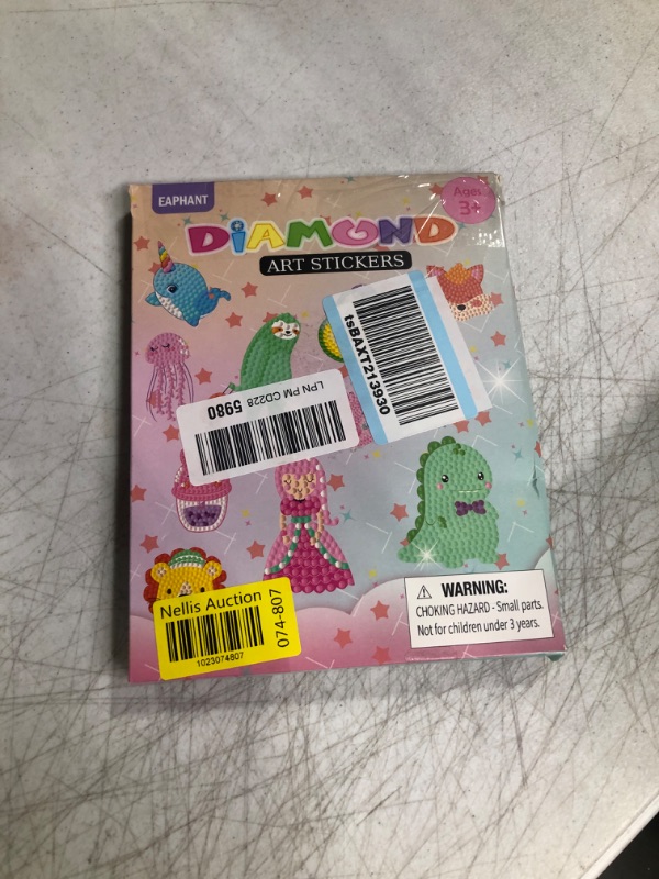 Photo 1 of EAPHANT Diamond Painting Kits Diamond Art Kits for Kids 44Pcs Diamond Painting Stickers Art and Crafts for Kids Ages 4-8 8-12 5D DIY Diamond Mosaic Colorful-4