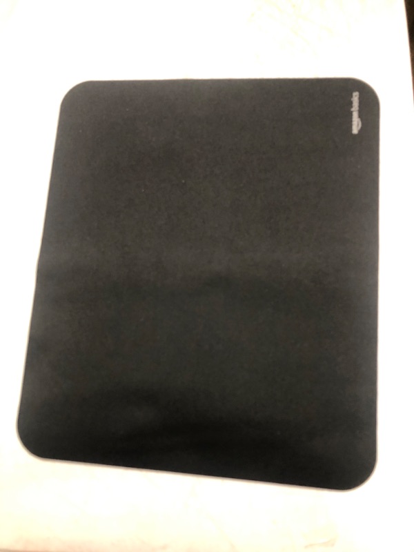 Photo 2 of Amazon Basics Gaming Computer Mouse Pad - Black Standard Mouse Pad Single