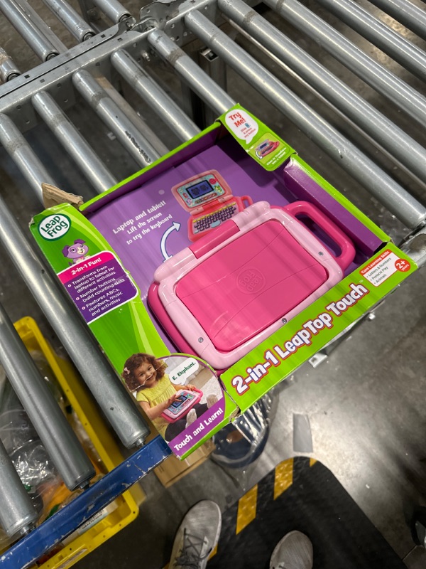 Photo 2 of LeapFrog 2-in-1 LeapTop Touch, Pink Pink Standard Packaging