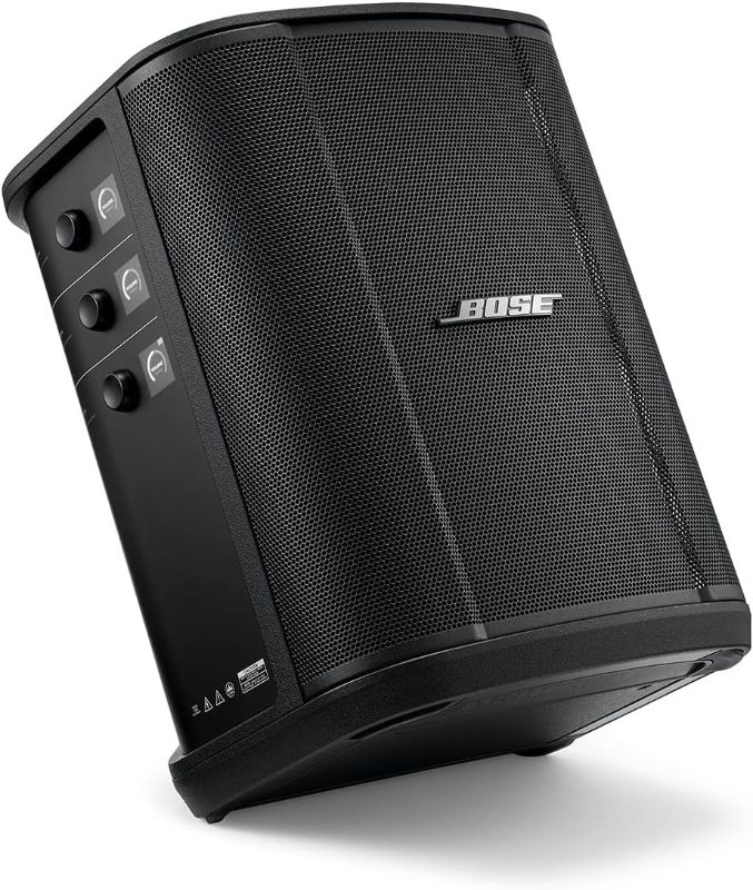 Photo 1 of Bose S1 Pro+ Portable Bluetooth Speaker Wireless PA System, Black, and XLR Wireless Mic/Line Transmitter S1 Pro+ 