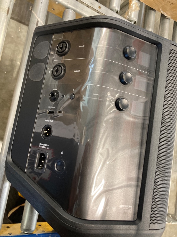 Photo 1 of Bose S1 Pro+ Portable Bluetooth Speaker Wireless PA System, Black, and XLR Wireless Mic/Line Transmitter S1 Pro+ 
