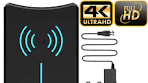 Photo 1 of 2024 Amplified HD Digital 'Matrix' TV Antenna 580 Miles, Support 4K 1080p Fire tv Stick and Older TV's Indoor HDTV Local Channels, 16.5ft Coax Cable
