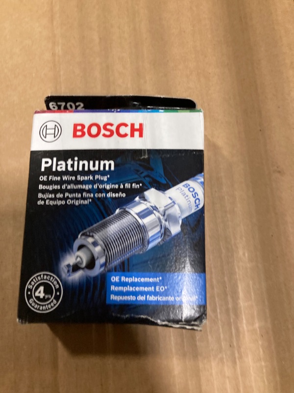 Photo 2 of Bosch Automotive (6702) OE Fine Wire Platinum Spark Plug - Pack of 4