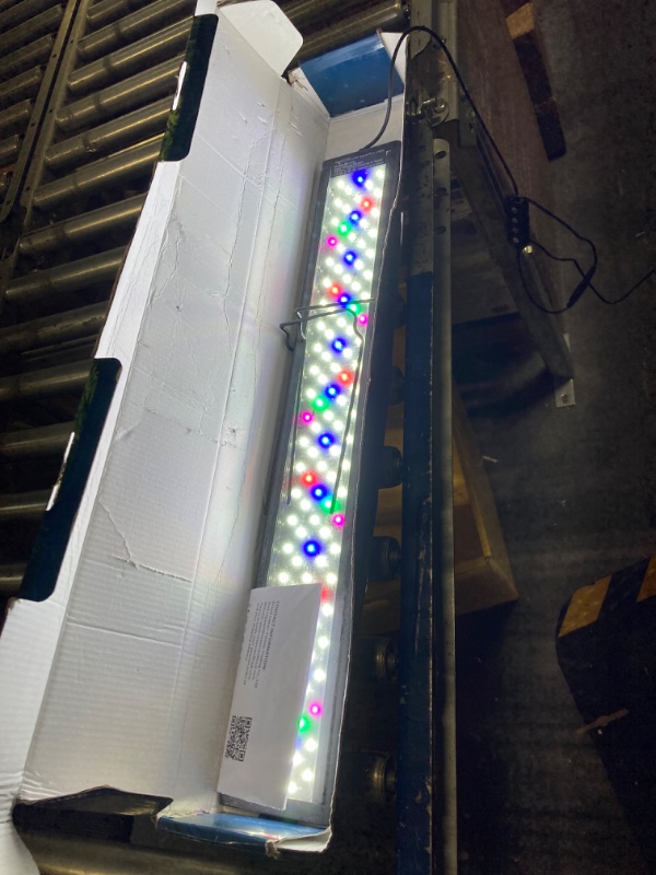 Photo 1 of 24/7 Mode LED Aquarium Light for Plants-Full Spectrum Fish Tank Light with Timer, Auto On/Off, 7 Colors, Adjustable Brightness, 3 Modes for 18 Inch to 24 Inch Freshwater Tank, 18W
