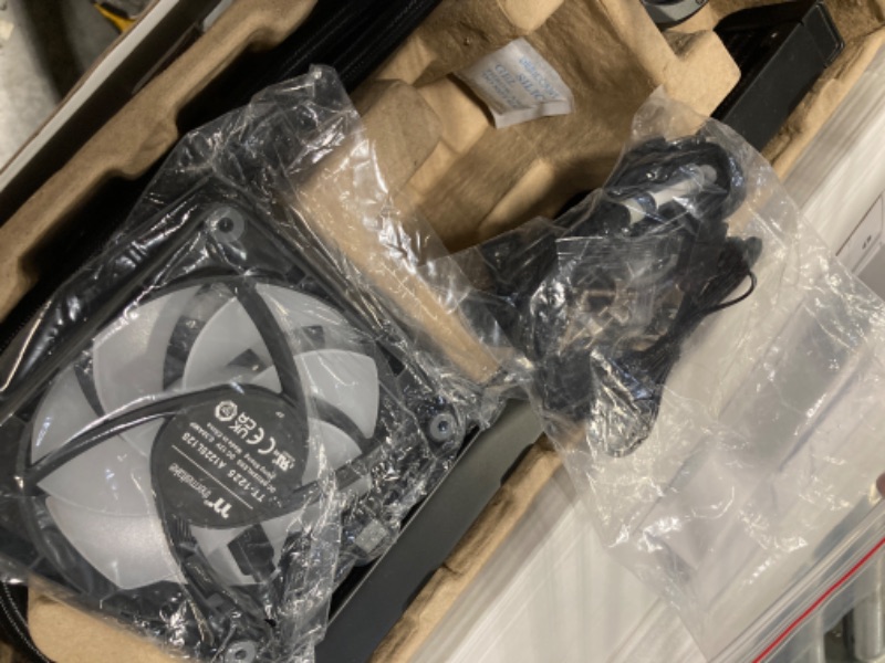 Photo 4 of ***FOR PARTS ONLY*** 

Thermaltake TH360 V2 Ultra ARGB Sync/AlO Liquid Cooler/ARGB Fan 120 * 3/PWM 500~1500rpm/Water Block 2.1" LCD/Black, CL-W384-PL12SW-A LCD 360mm Black