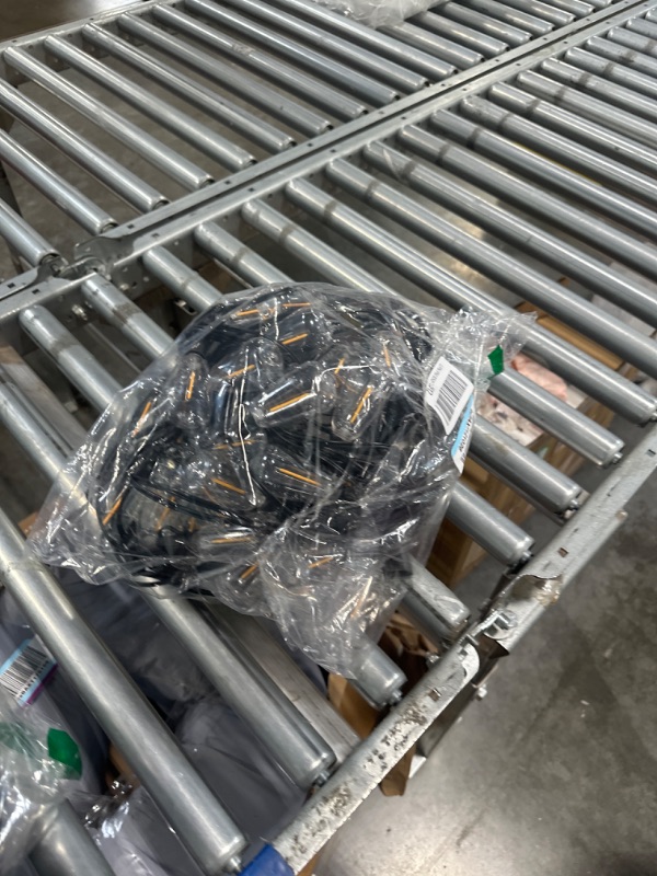 Photo 1 of addlon 25FT LED Outdoor String Lights with Edison Shatterproof Bulbs, Heavy-Duty and Weatherproof Strand, Commercial Grade Patio Lights, Decorative for Garden or Patio, Black