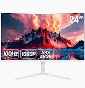 Photo 1 of CRUA 22 inch Computer Monitor-FHD 1080P 75Hz VA Frameless Monitor,Eye-Care Tech,Low Motion Blur,VGA & HDMI Ports