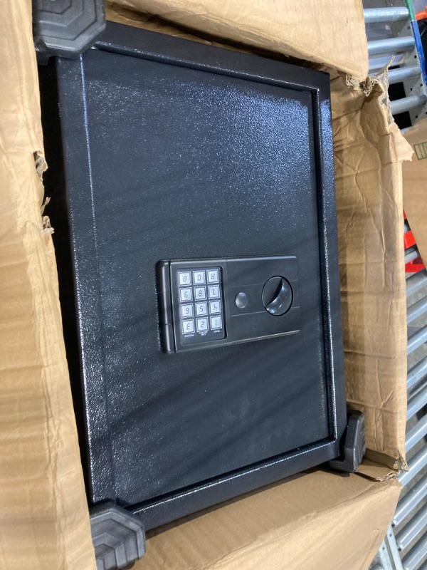 Photo 1 of 2.3 cu ft Spacious Fire Proof Safe Boxes for Home Use, Large Home Safe with Fireproof A4 Document Bag & Mute Function, Combination Lock Box for Money Firearm Medicine Document