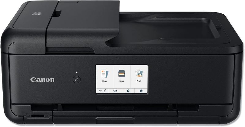 Photo 1 of Canon PIXMA TS9520 All In one Wireless Printer Home or Office| Scanner | Copier | Mobile Printing with AirPrint and Google Cloud Print, Black, Works with Alexa, One Size