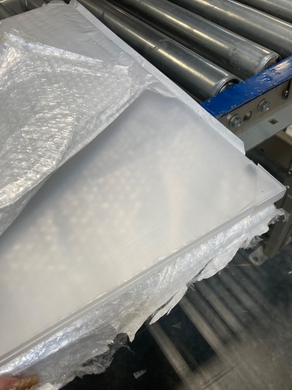 Photo 1 of 2 Pieces 16x20 Clear Acrylic Sheets 1/8 Thick, Impact-Resistant Plexiglass Sheets for Laser Cutting, Craft Project, Paint, Sign, Picture Framing
