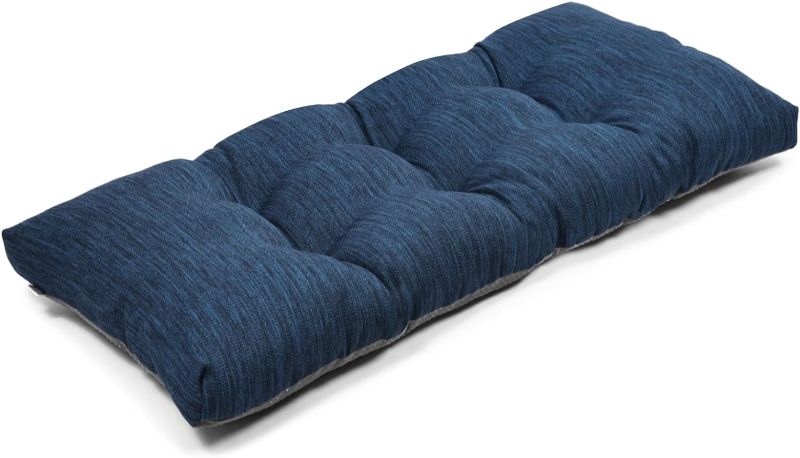 Photo 1 of ***not exact***
baibu Classic Solid Color Bench Cushion with Ties, Super Soft Indoor Outdoor Rectangle Bench Seat Cushion Standard Size Foam Pad with Non-Slip Bottom - One Pad Only