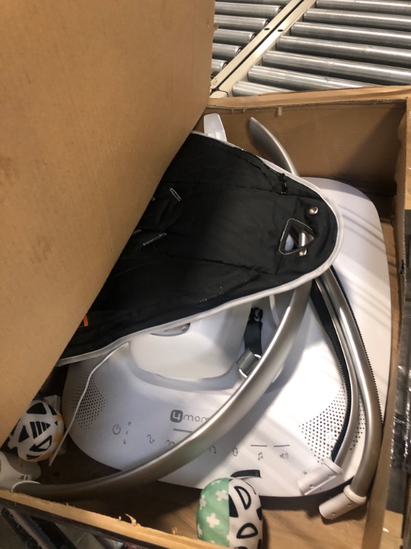 Photo 1 of 4moms MamaRoo Multi-Motion Baby Swing, Bluetooth Baby Swing with 5 Unique Motions, Grey