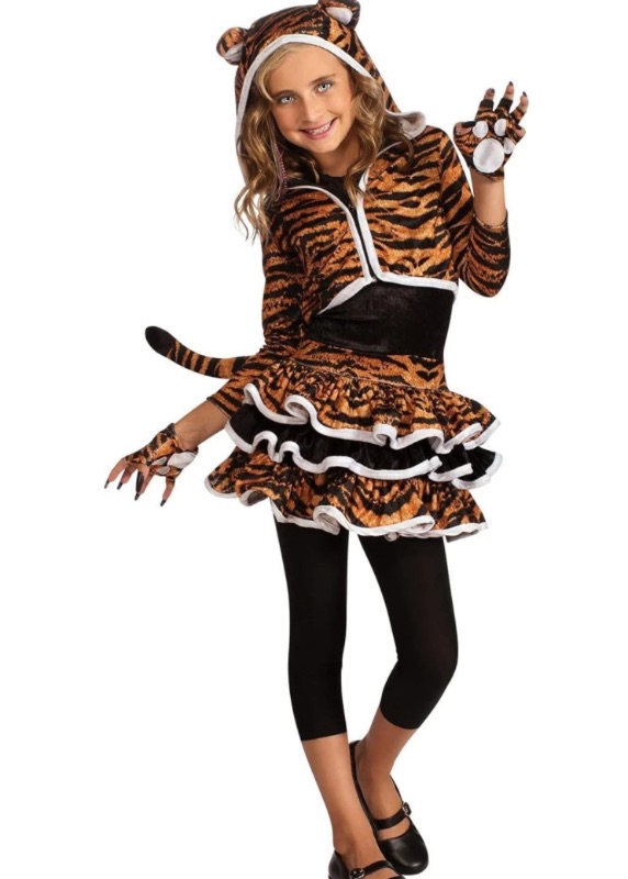 Photo 1 of Drama Queens Tigress Hoodie Costume, Large