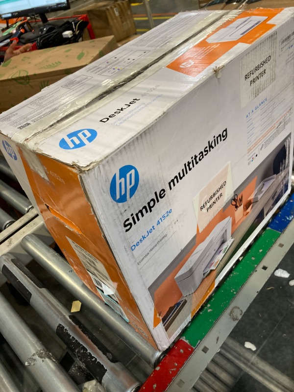 Photo 1 of HP DeskJet Plus 4152 All-in-One Color Inkjet Printer, Mobile Print, Scanner & Copy, Instant Ink Ready, Wireless Printers for Home and Office, Built-in USB Port and WiFi, 7FS74A (Renewed)
