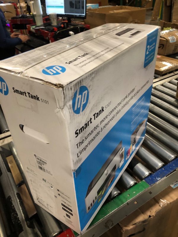 Photo 2 of HP Smart-Tank 5101 Wireless All-in-One Ink-Tank Printer with up to 2 Years of Ink Included (1F3Y0A),White