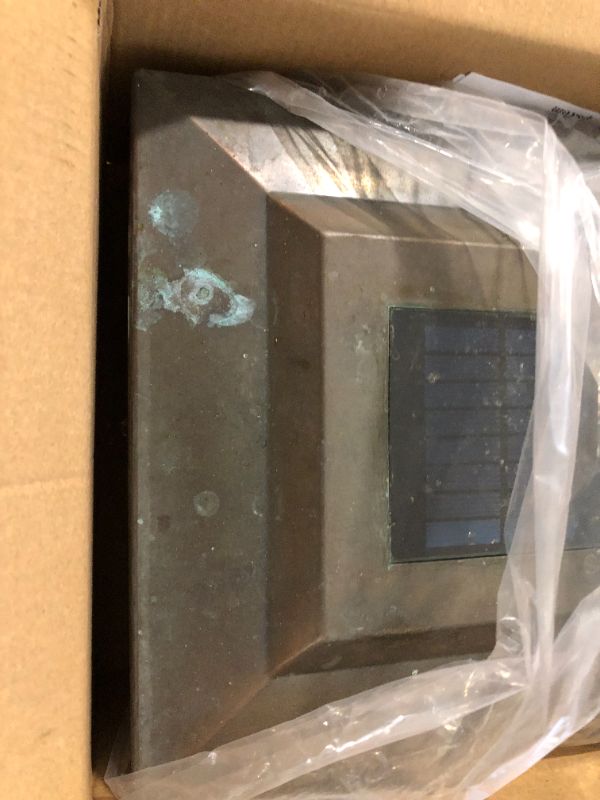 Photo 1 of Classy Caps 6X6 Copper Plated Prestige Solar Post Cap -